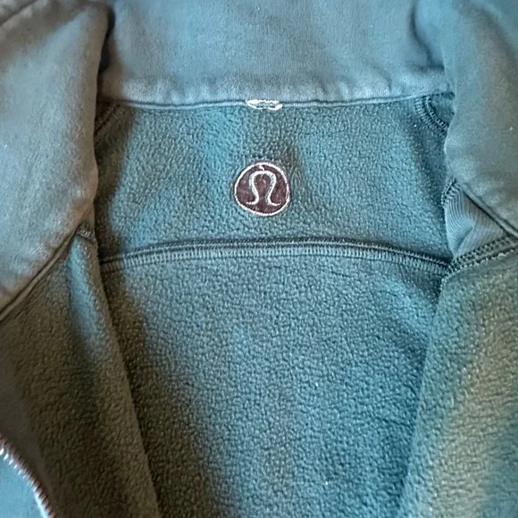 Lululemon Green Scuba funnel neck oversized zip up size 12 - Picture 2 of 11